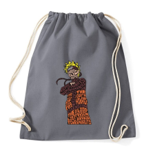 PRINTFASHION Árnyék nindzsa - Sportzsák, Tornazsák - Grafitszürke tornazsák