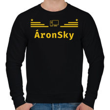 PRINTFASHION ÁronSky Legújabb minta! - Férfi pulóver - Fekete férfi pulóver, kardigán