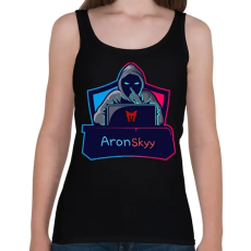 PRINTFASHION AronSkyy - Női atléta - Fekete