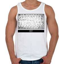 PRINTFASHION Art - Firka - Férfi atléta - Fehér atléta, trikó