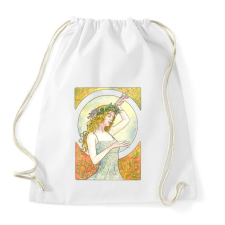 PRINTFASHION Art nouveau - Sportzsák, Tornazsák - Fehér tornazsák