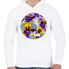 PRINTFASHION Árvácska bolygó - Férfi kapucnis pulóver - Fehér férfi pulóver, kardigán