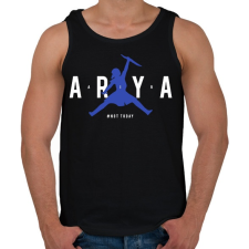 PRINTFASHION Arya Air (Blue) - Férfi atléta - Fekete atléta, trikó