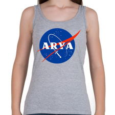 PRINTFASHION Arya Nasa - Női atléta - Sport szürke női trikó