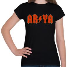 PRINTFASHION ARYA - Női póló - Fekete