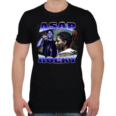 PRINTFASHION Asap Rocky - Férfi póló - Fekete