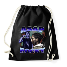 PRINTFASHION Asap Rocky - Sportzsák, Tornazsák - Fekete tornazsák