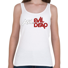 PRINTFASHION ASH vs. Evil Dead - Női atléta - Fehér női trikó