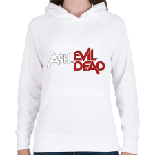 PRINTFASHION ASH vs. Evil Dead - Női kapucnis pulóver - Fehér női pulóver, kardigán