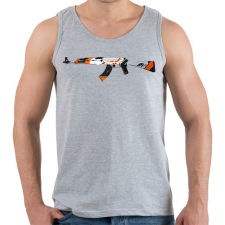 PRINTFASHION asiimov AK  CS:GO - Férfi atléta - Sport szürke atléta, trikó