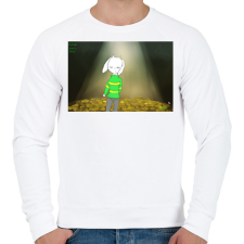PRINTFASHION Asriel Dremurr Undertale - Férfi pulóver - Fehér férfi pulóver, kardigán