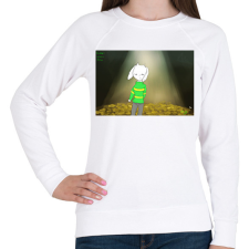 PRINTFASHION Asriel Dremurr Undertale - Női pulóver - Fehér női pulóver, kardigán