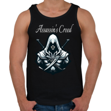 PRINTFASHION Assassin's Creed  - Férfi atléta - Fekete