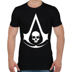 PRINTFASHION Assassin's Creed - Férfi póló - Fekete