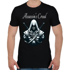 PRINTFASHION Assassin's Creed  - Férfi póló - Fekete férfi póló