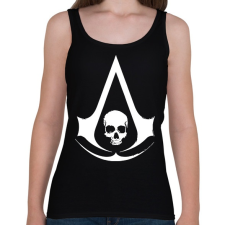 PRINTFASHION Assassin's Creed - Női atléta - Fekete női felső