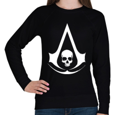 PRINTFASHION Assassin's Creed - Női pulóver - Fekete női pulóver, kardigán