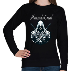 PRINTFASHION Assassin's Creed  - Női pulóver - Fekete