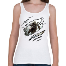 PRINTFASHION Assassins Creed - Női atléta - Fehér