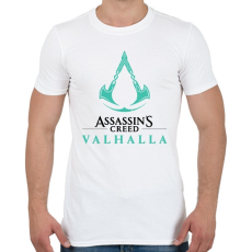 PRINTFASHION Assassins Creed - Valhalla - Férfi póló - Fehér