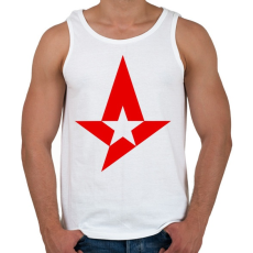 PRINTFASHION Astralis - Férfi atléta - Fehér