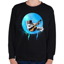 PRINTFASHION astronaut - Gyerek pulóver - Fekete gyerek pulóver, kardigán