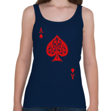 PRINTFASHION Ász - Női atléta - Sötétkék