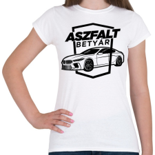 PRINTFASHION Aszfalt betyár - BMW - Női póló - Fehér női póló