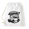 PRINTFASHION Aszfalt betyár - Lada Niva - Sportzsák, Tornazsák - Fehér