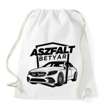 PRINTFASHION Aszfalt betyár - Mercedes - Sportzsák, Tornazsák - Fehér tornazsák