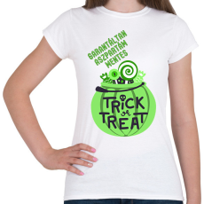 PRINTFASHION Aszpartám mentes Halloween - Női póló - Fehér