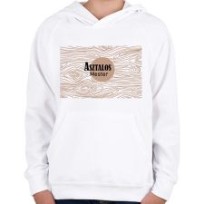 PRINTFASHION Asztalos mester - Gyerek kapucnis pulóver - Fehér gyerek pulóver, kardigán