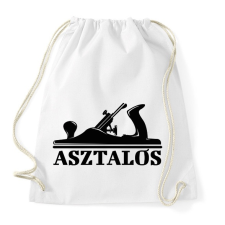 PRINTFASHION Asztalos minta - Sportzsák, Tornazsák - Fehér tornazsák