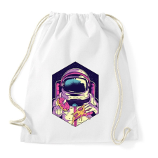 PRINTFASHION Asztronauta - Sportzsák, Tornazsák - Fehér tornazsák