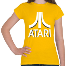 PRINTFASHION ATARI 3D Logo - Női póló - Sárga