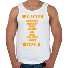 PRINTFASHION Ateez Members - Férfi atléta - Fehér