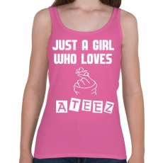 PRINTFASHION Ateez - Női atléta - Rózsaszín