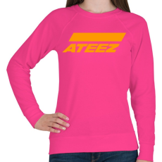 PRINTFASHION Ateez - Női pulóver - Fukszia
