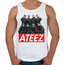 PRINTFASHION Ateez Team - Férfi atléta - Fehér atléta, trikó
