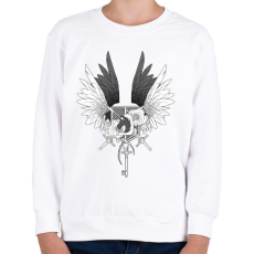 PRINTFASHION Attack on Titan - Gyerek pulóver - Fehér