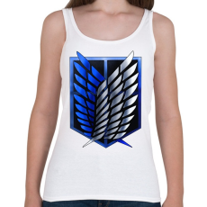 PRINTFASHION Attack on Titan Logo - Női atléta - Fehér