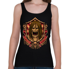 PRINTFASHION Attack Titan - Női atléta - Fekete női trikó