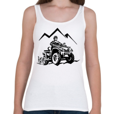 PRINTFASHION atv quad  - Női atléta - Fehér női trikó