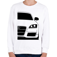 PRINTFASHION Audi a5 - Gyerek pulóver - Fehér gyerek pulóver, kardigán