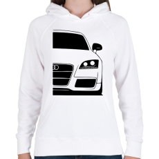 PRINTFASHION Audi a5 - Női kapucnis pulóver - Fehér