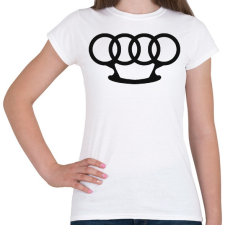 PRINTFASHION Audi boxer - Női póló - Fehér női póló