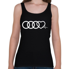 PRINTFASHION AUDI Love - Női atléta - Fekete női trikó