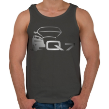 PRINTFASHION AUDI Q7 szürke - Férfi atléta - Sötétszürke atléta, trikó
