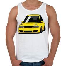 PRINTFASHION Audi RS4 - Férfi atléta - Fehér atléta, trikó