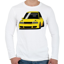 PRINTFASHION Audi RS4 - Férfi hosszú ujjú póló - Fehér férfi póló